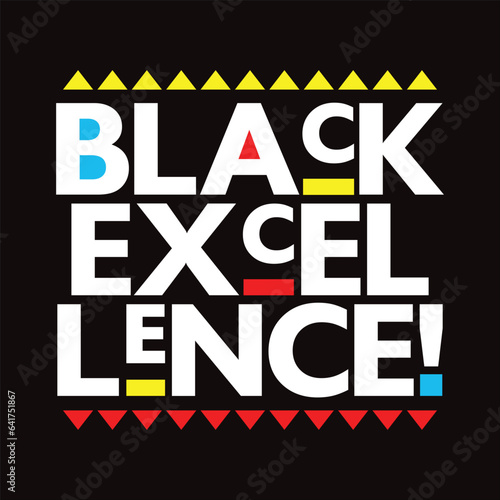 Stylish , fashionable  and awesome black history month quotes typography  illustrator