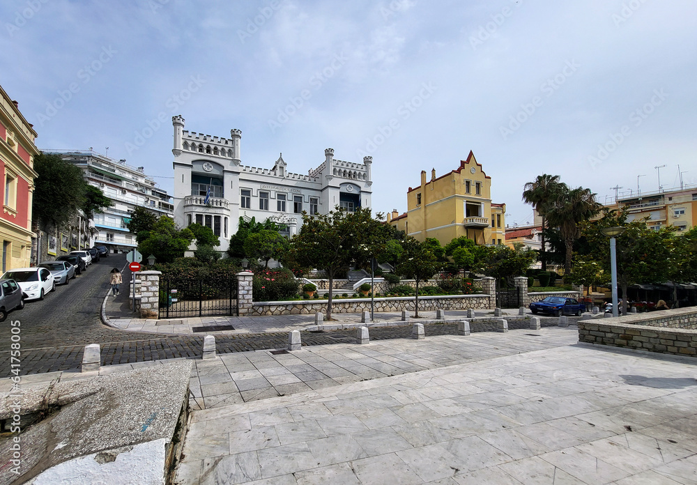 Fototapeta premium Greece, Kavala, Cityscape