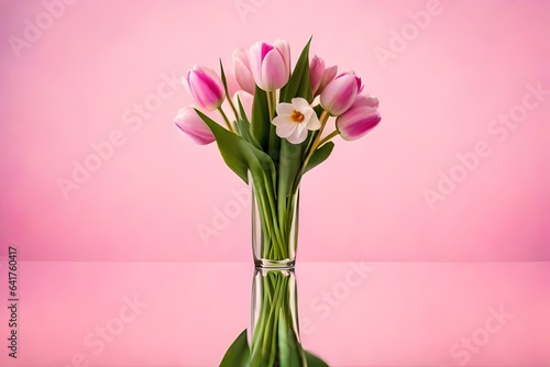 tulips in vase © Adeel
