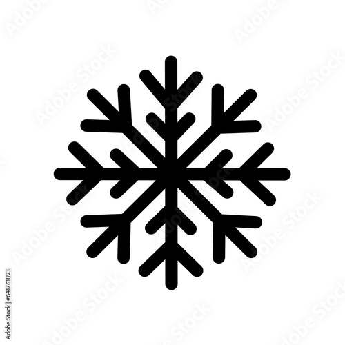cold icon.snowflake symbol with trendy design