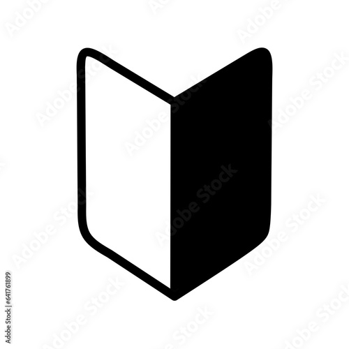 beginner symbol vector on white background