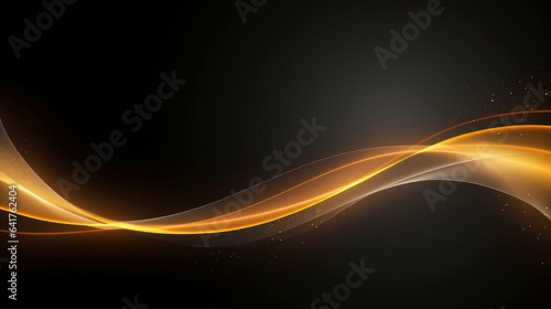 Abstract multicolor wavy line of light, neon glowing lines, magic energy space light concept, abstract background wallpaper design