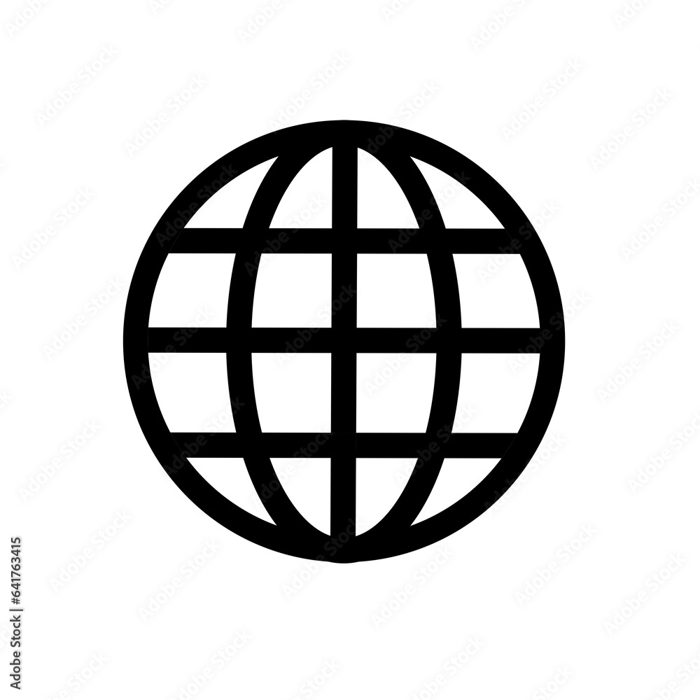 globe icon with line design.website symbol globe icon with line design.website symbol