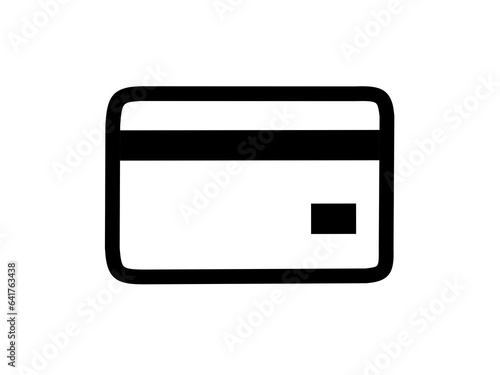 payment card icon vector with simple design