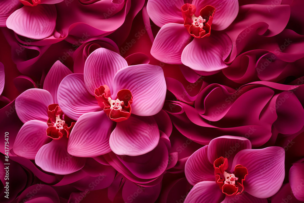 close up of pink and red orchid flowers close up of pink and red orchid flowers