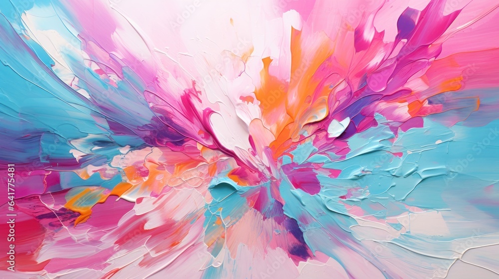 A whimsical abstract background featuring playful brushstrokes and spontaneous splatters in a cheerful and vibrant color scheme A whimsical abstract background featuring playful brushstrokes and spontaneous splatters in a cheerful and vibrant color scheme