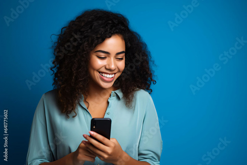 woman using cell phone