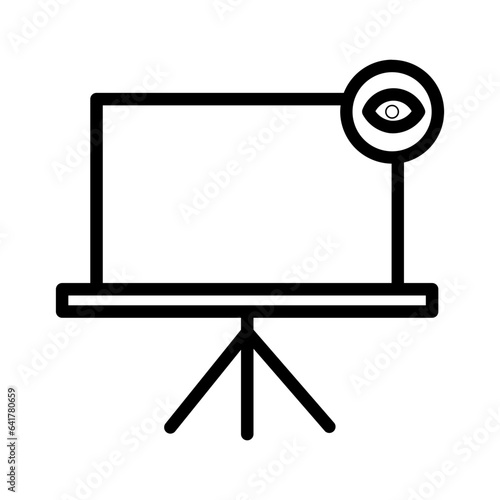 Live Board School Outline Icon