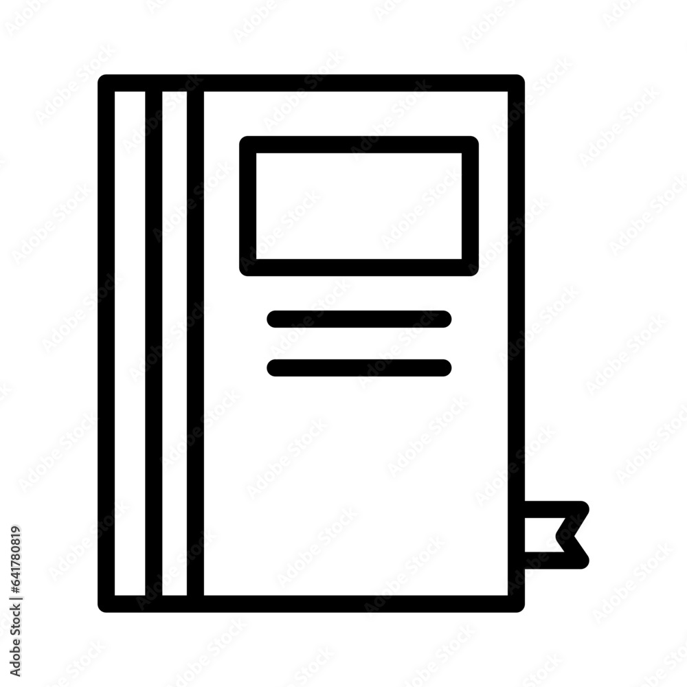 Book Learning School Outline Icon Book Learning School Outline Icon