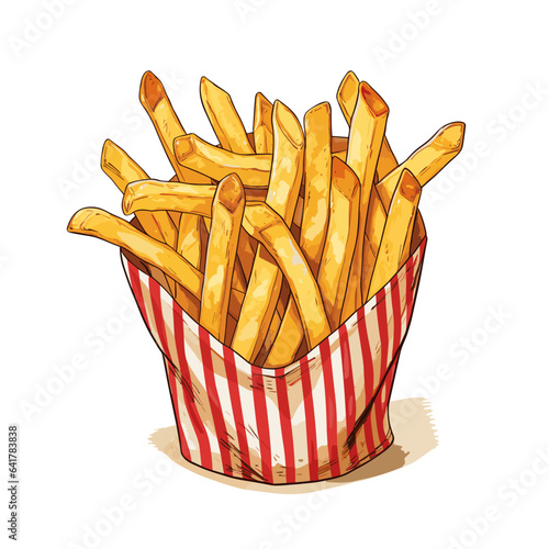 Portion of fries