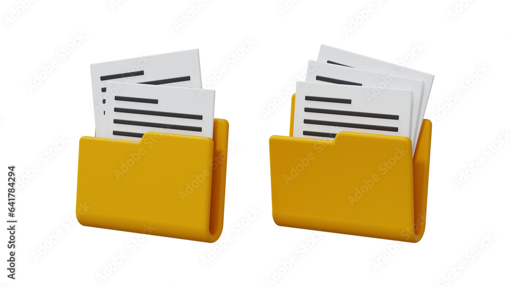 3D yellow portfolio folder icons. Information plastic file with documentation. Closed working data in special directory. Creative online archive for presentation 3D yellow portfolio folder icons. Information plastic file with documentation. Closed working data in special directory. Creative online archive for presentation