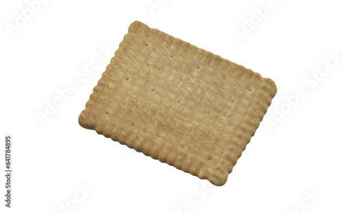 Cracker Cookie 3D Illustration