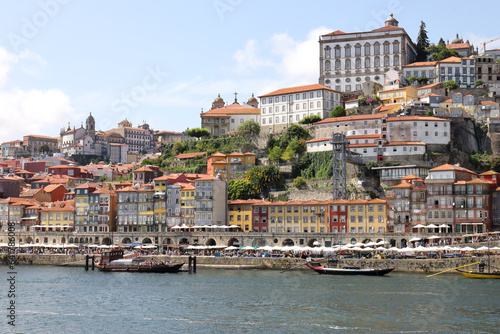 View of the waterfront and the historic part of the city of Porto.