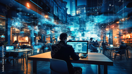 Cybersecurity measures for remote workers accessing sensitive data