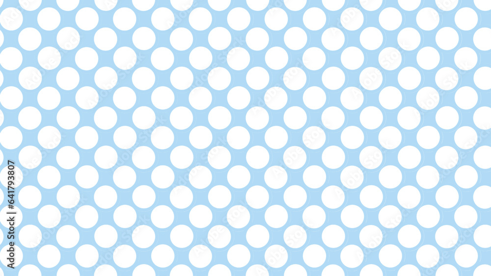 Blue seamless pattern with white polka dots Blue seamless pattern with white polka dots