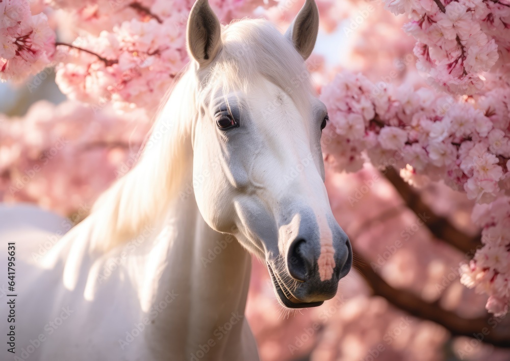 Obraz premium The Arabian or Arab horse is a breed of horse that originated on the Arabian Peninsula