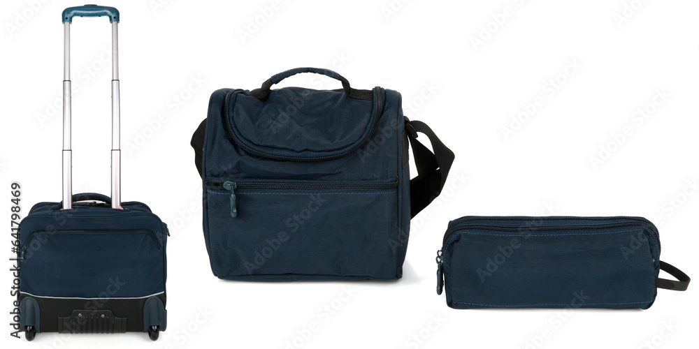 Images of a luggage on a white background Images of a luggage on a white background