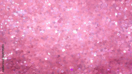 fondo abstracto de lentejuelas y purpurina brillantes de color rosa. Concepto celebraciones, San Valentin, boda, cumpleaños, dia de la madre