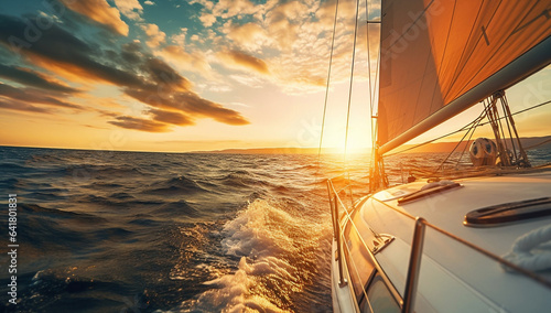 Sailboat sea lifestyle sail blue ocean boat yacht travel water © SHOTPRIME STUDIO