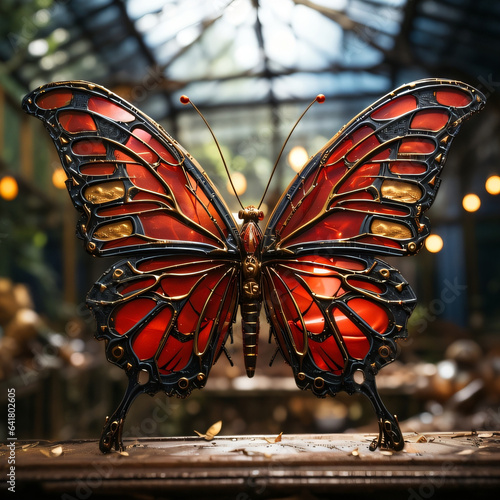 butterfly on the ground