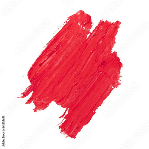 Red paint brush strokes