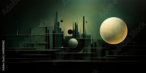 abstract art, this design was generated with artificial intelligence