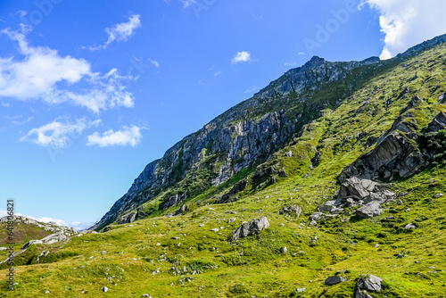 Gotthard, St. Gotthard, Passhöhe, Passstrasse, Bergstrasse, Gotthardpass, Bergsee, Gotthardmassiv, Tremola, Wanderweg, Alpen, Airolo, Tessin, Uri, Sommer, Schweiz photo