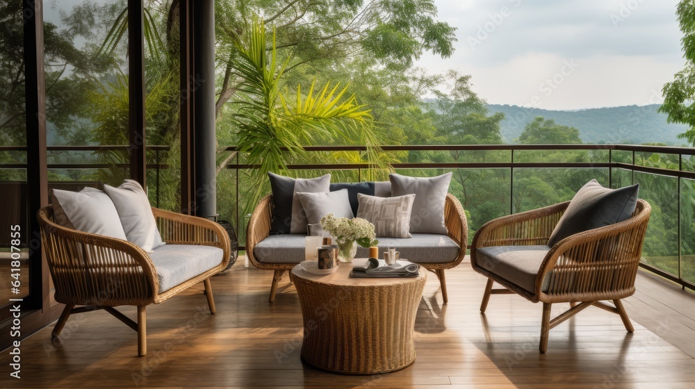 cosy rattan armchair simple furniture exterior balcony terrace space homeinterior design room mockup house beautiful concept cosy rattan armchair simple furniture exterior balcony terrace space homeinterior design room mockup house beautiful concept