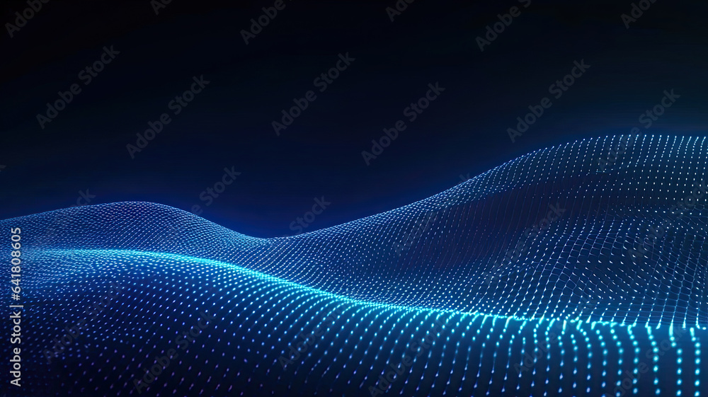 abstract blue wave,blue background with rays,A Futuristic Wave of Blue Dots abstract blue wave,blue background with rays,A Futuristic Wave of Blue Dots