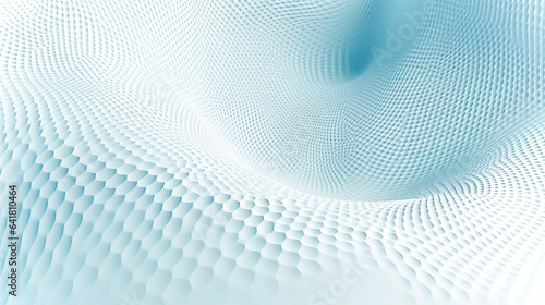A Futuristic White Surface on a  Gradient Background