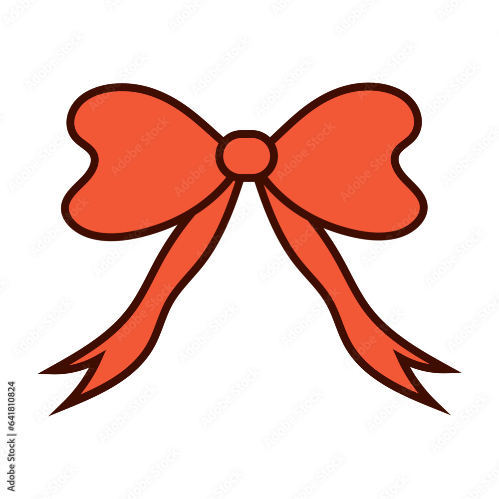 red bow isolated on white red bow isolated on white