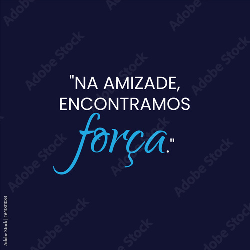 Citação de motivação com fundo liso e sólido