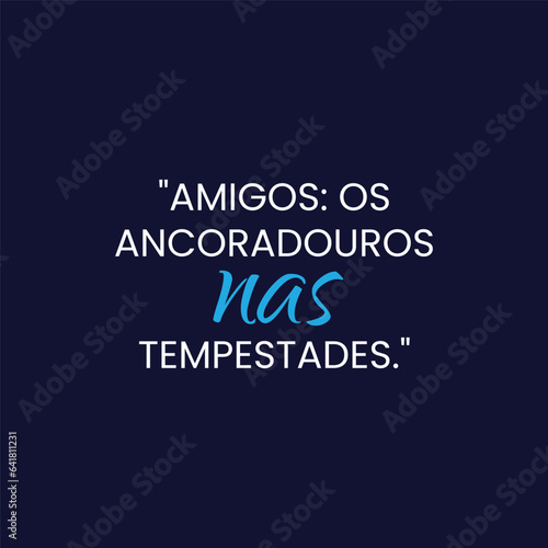 Citação de motivação com fundo liso e sólido
