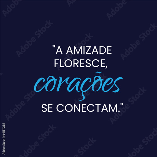 Citação de motivação com fundo liso e sólido