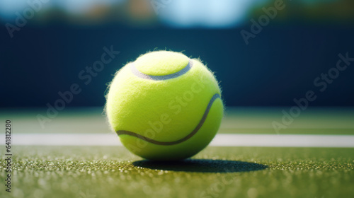 close-up tennis sport, ball © EmmaStock
