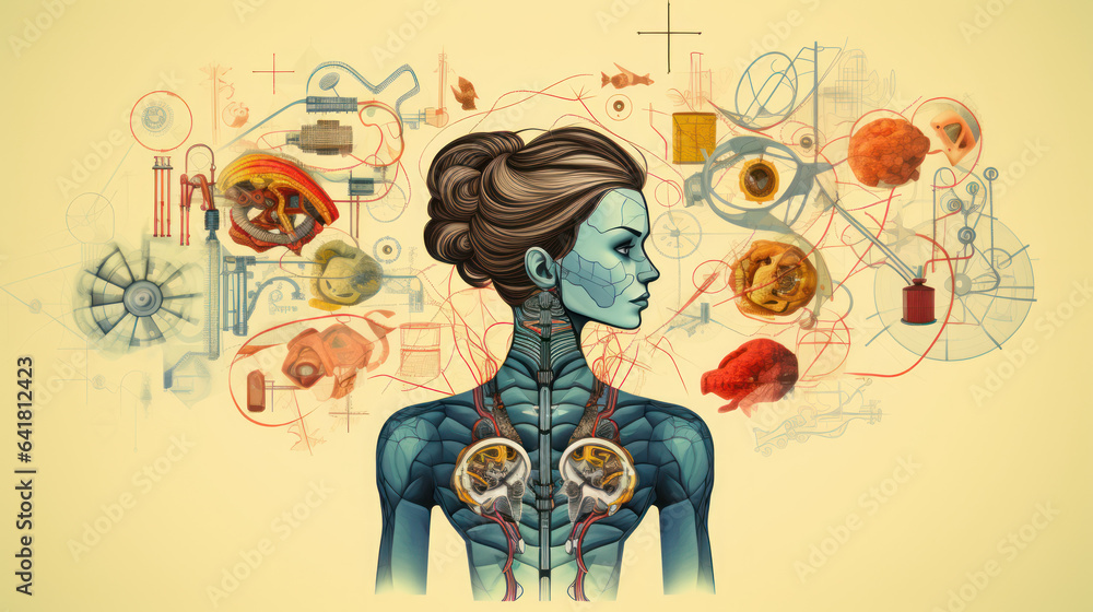 illustration of the medical illustration of the medical