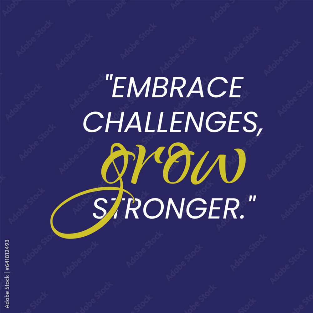 Obraz premium Motivation Quote with a Smooth Solid Background