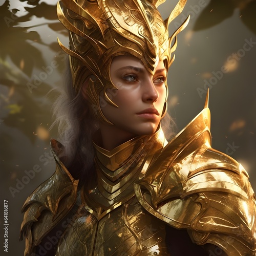 Portrait, avatar of a beutiful elf girl, fantasy character, photo