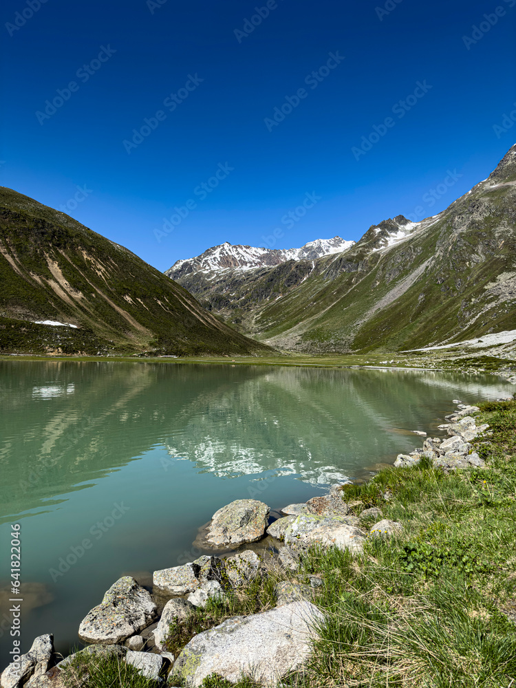 Obraz premium Rifflsee im Pitztal - Tirol