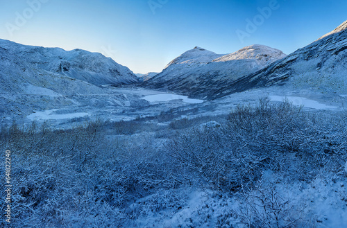Trollstigen in winter, Rauma, Norway