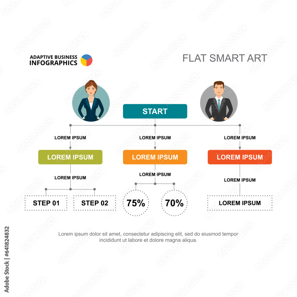Business man and woman planning project vector illustration. Cartoon drawing of business infographic, report or brochure. Management, partnership concept for business report or presentation slide Business man and woman planning project vector illustration. Cartoon drawing of business infographic, report or brochure. Management, partnership concept for business report or presentation slide