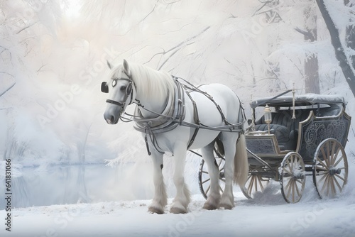 Winterliches Pferdeschlittenfahrtabenteuer