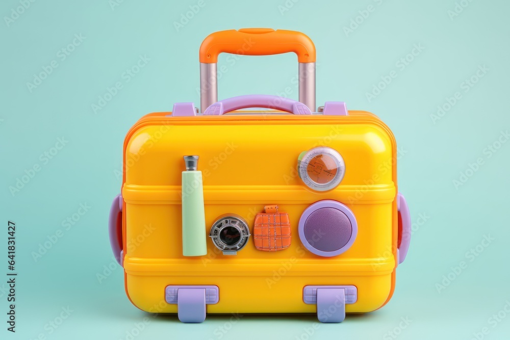 Suitcase with travel accessories for children Suitcase with travel accessories for children