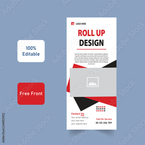 Fashion Roll Up Banner Template 