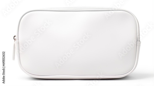 Cosmetic bag on a white background photo