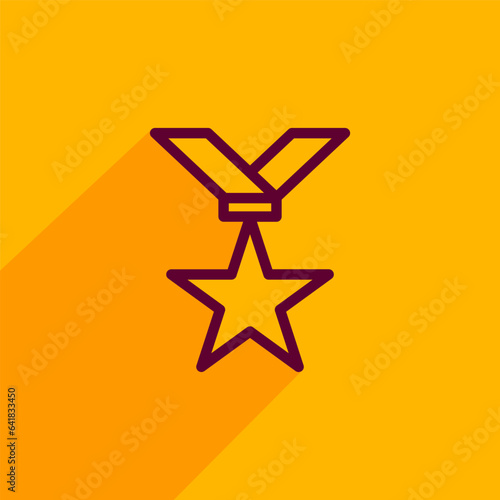 medal icon vector illustration
