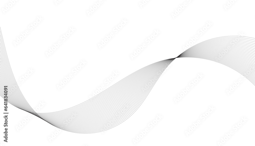 Stylized line art background. Vector illustration. Wave with lines created using blend tool. Curved wavy line, smooth stripe. Stylized line art background. Vector illustration. Wave with lines created using blend tool. Curved wavy line, smooth stripe.