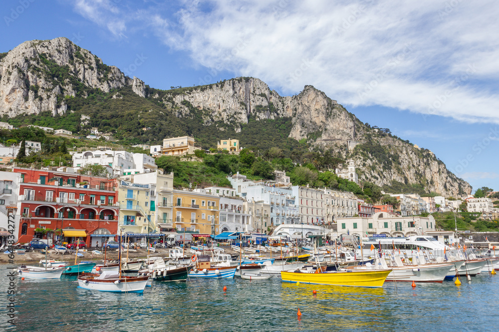 Im Hafen von Capri, Italien