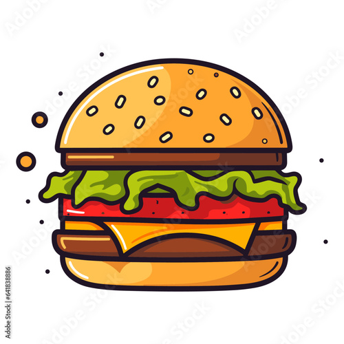 Burger vector illustration