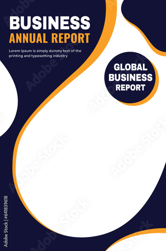 Vector business company flyer template design cover modern layout, annual report, poster,broucher in A4